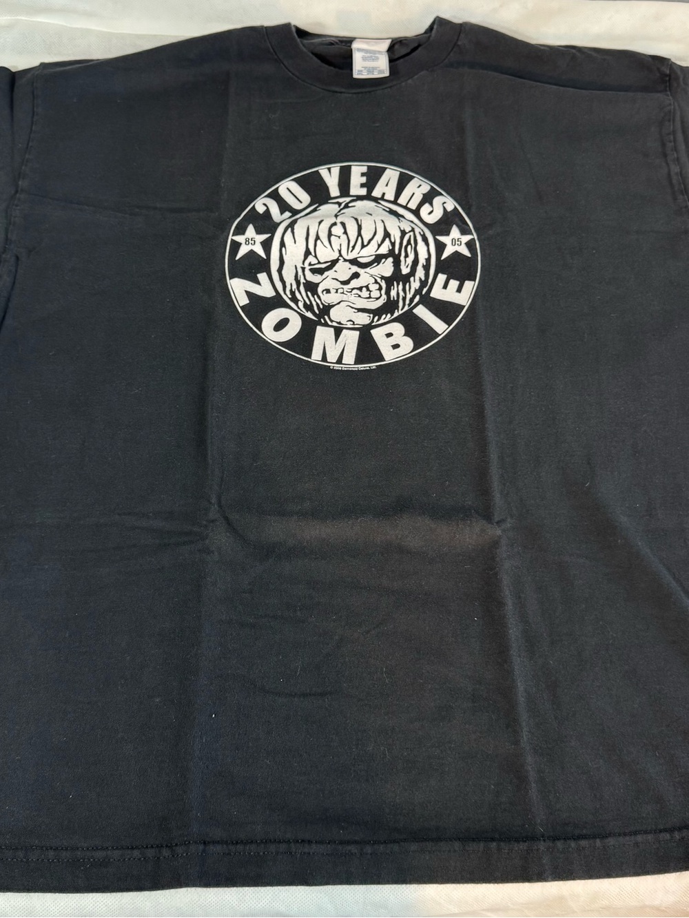 Demonoid Deluxe Ltd. White Zombie 20 Years Graphic Tee Black Mens XXL